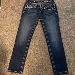 Size 30 Miss Me skinny signature jeans.